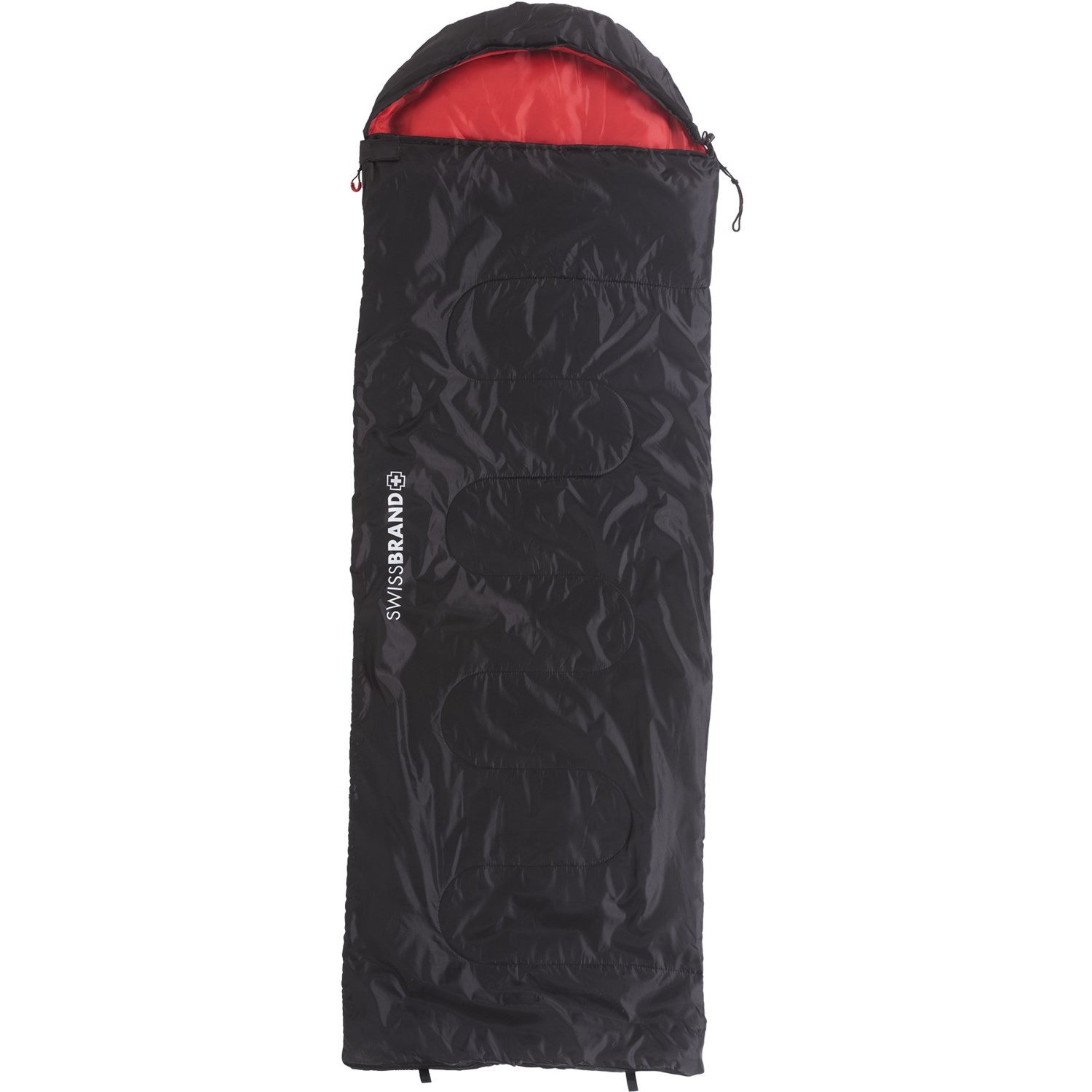 SWISS BRAND 50°F Hooded Sleeping Bag Rectangular Save 50