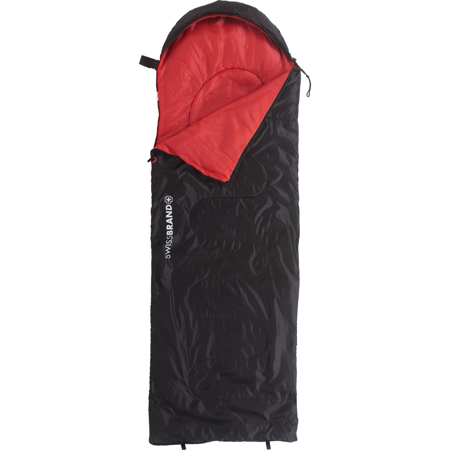 SWISS BRAND 50°F Hooded Sleeping Bag Rectangular Save 63