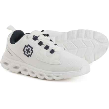 SWISS BRAND Belsan Court Shoes (For Men) in White/Navy
