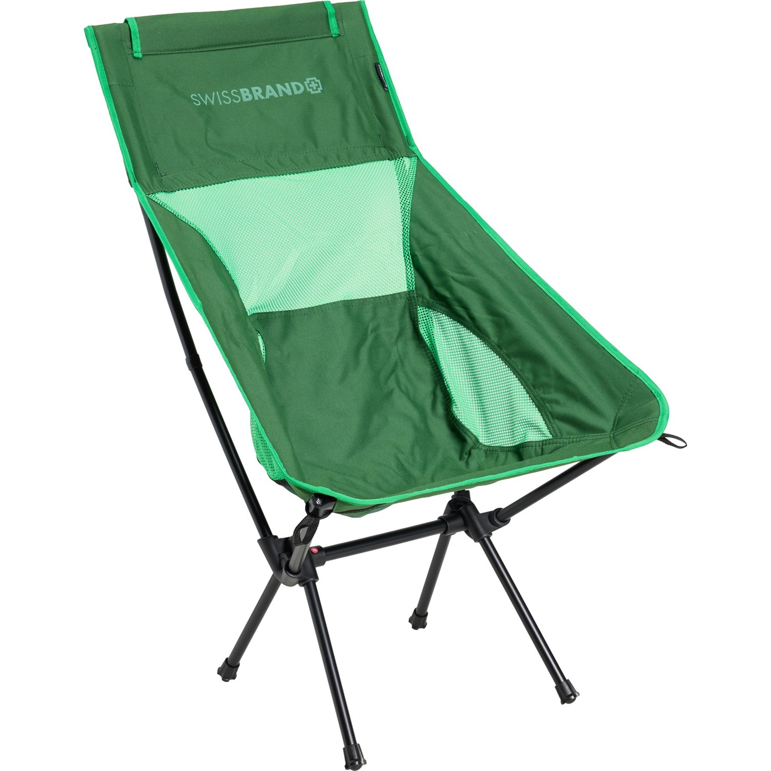 (取寄) スイスブランド コラプシブル アルミニウム アンド メッシュ チェアー SWISS BRAND Collapsible Aluminum and Mesh Chair  Green/Lt Green SWISS BRAND Collapsible Aluminum and Mesh Chair - Save 51%