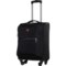 Swiss Gear 18” SW4010 Carry-On Spinner Suitcase - Softside, Black in Black