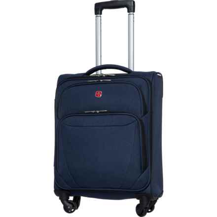 Swiss Gear 19” 2140 Spinner Carry-On Suitcase - Softside, Dark Blue Heather in Dark Blue Heather