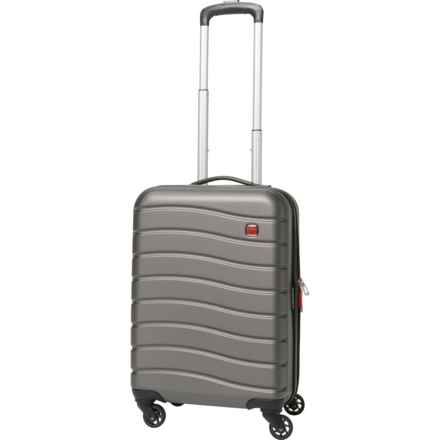 Swiss Gear 19” 7790 Spinner Carry-On Suitcase - Hardside, Expandable, Grey in Gray