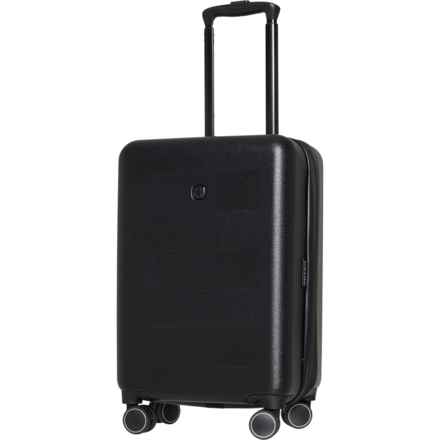 Swiss Gear 19.75” 8020 Carry-On Spinner Suitcase - Hardside, Expandable, Black in Black