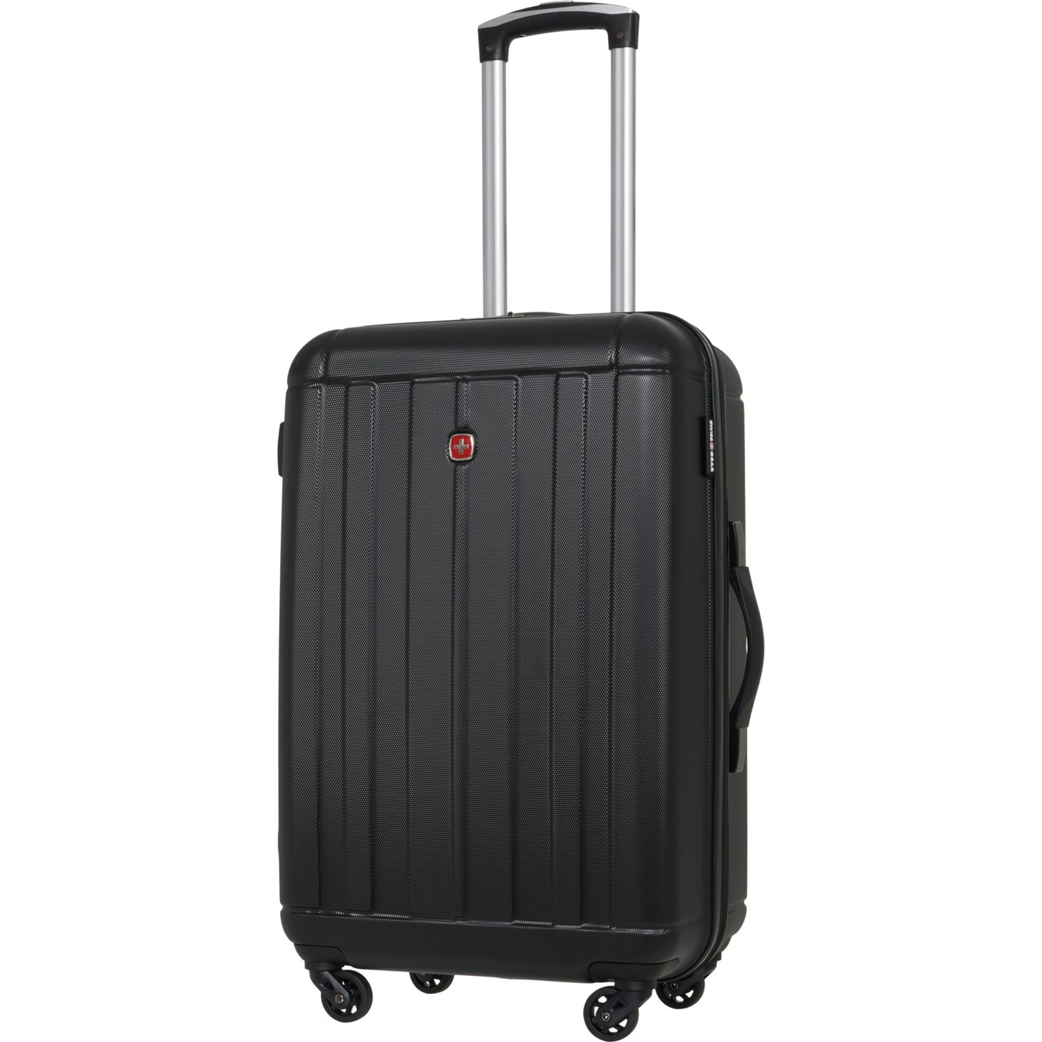 Swiss Gear 24” 6297 Spinner Suitcase - Hardside, Expandable, Black ...