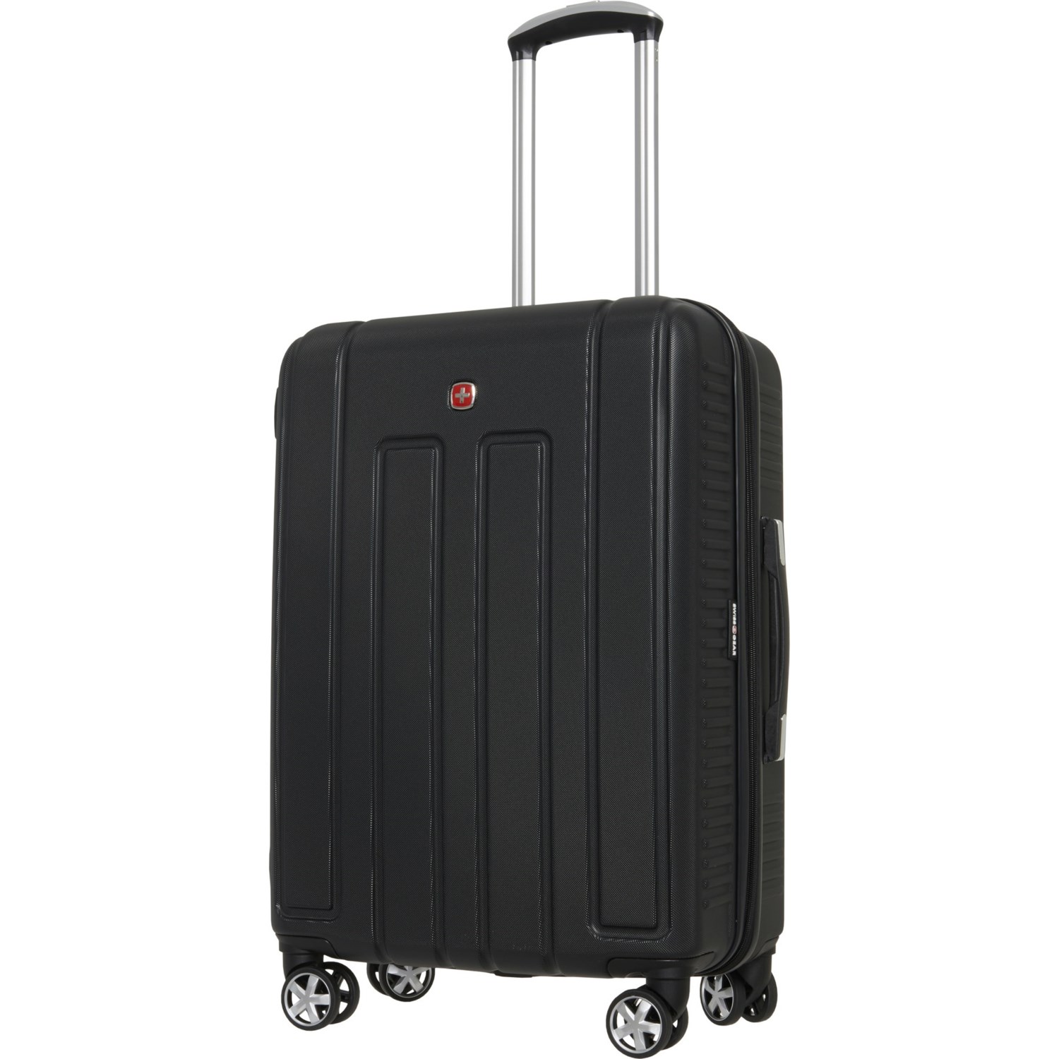 Swiss Gear 24” 6399 Spinner Suitcase - Hardside, Expandable, Black ...