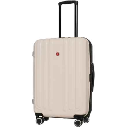 Swiss Gear 24” 8028 Spinner Suitcase - Hardside, Expandable, Pink-Grey in Pink/Grey