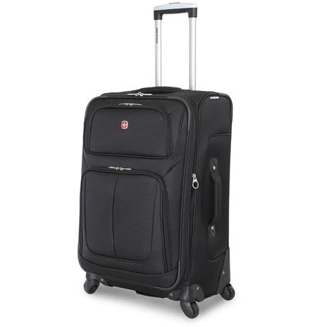 swiss black suitcase