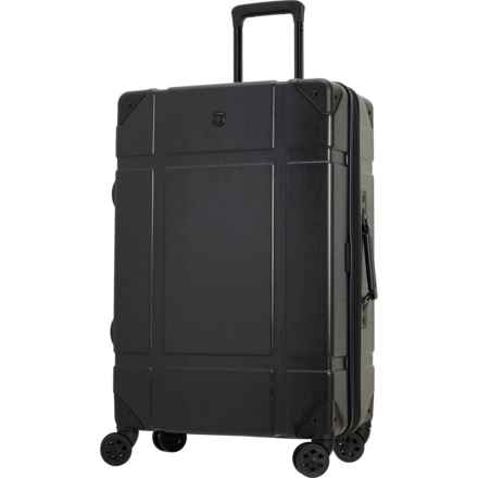 Swiss Gear 26” 7639 Trunk Spinner Suitcase - Hardside, Expandable, Black in Black