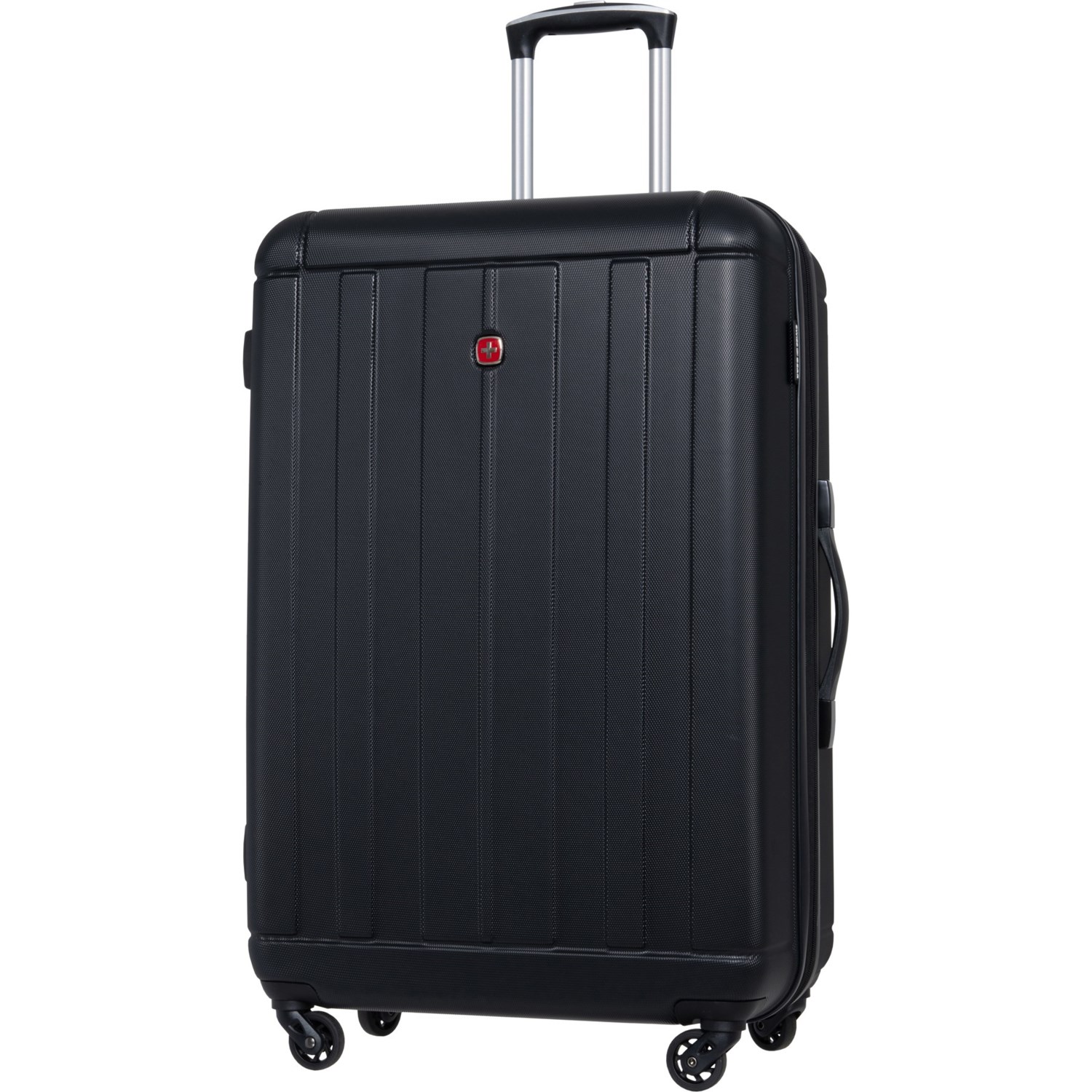 Swiss Gear 28” 6297 Spinner Suitcase - Hardside, Expandable, Black