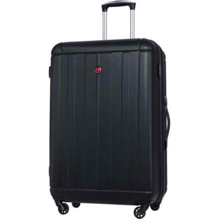 Swiss Gear 28” 6297 Spinner Suitcase - Hardside, Expandable, Black in Black