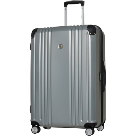 Swiss Gear 28” 7786 Spinner Suitcase - Hardside, Expandable, Silver in Silver