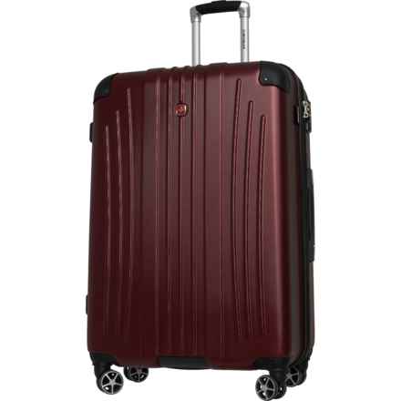 Swiss Gear 28” St. Moritz 3 Spinner Suitcase - Hardside, Expandable, Oxblood in Oxblood