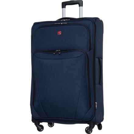Swiss Gear 29” 2140 Spinner Suitcase - Softside, Expandable, Dark Blue Heather in Dark Blue Heather