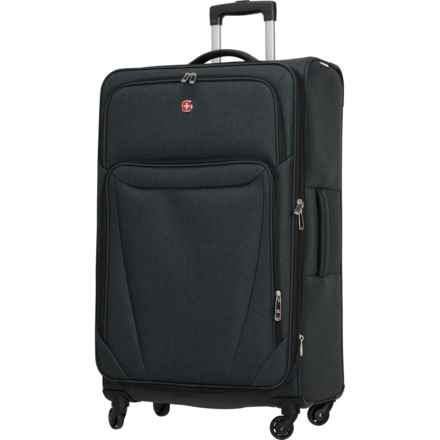 Swiss Gear 29” 2140 Spinner Suitcase - Softside, Expandable, Grey in Grey