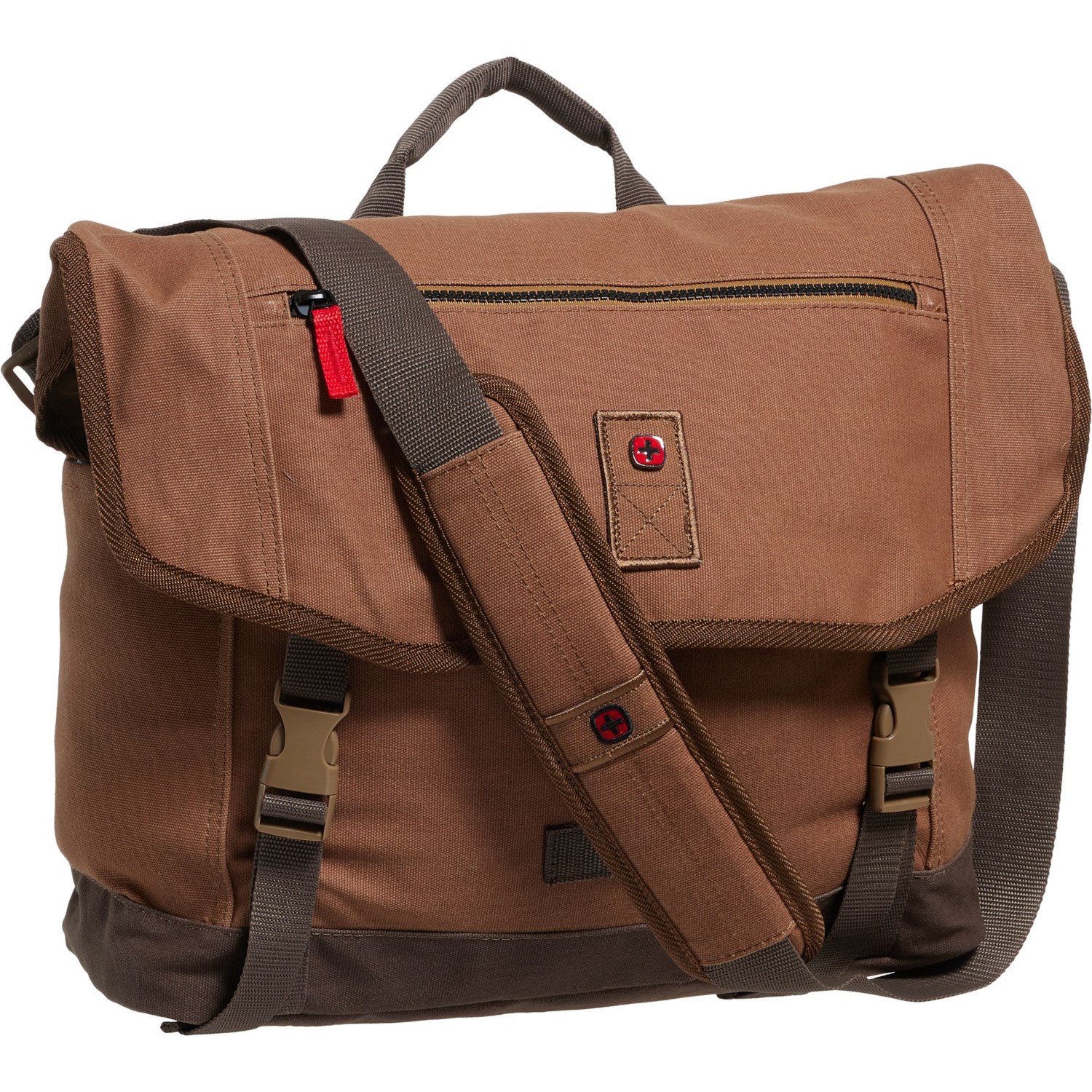 Sac De Voyage Swiss Gear Mini Messager Bandoulière Gris Nylon Homme