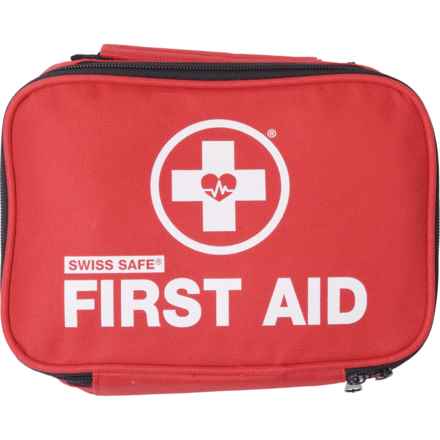 SWISS SAFE Professional First Aid Kit - 152-Piece in Red/White
