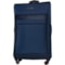 SWISSBRAND 32" Havana Spinner Suitcase - Softside, Expandable, Navy in Navy