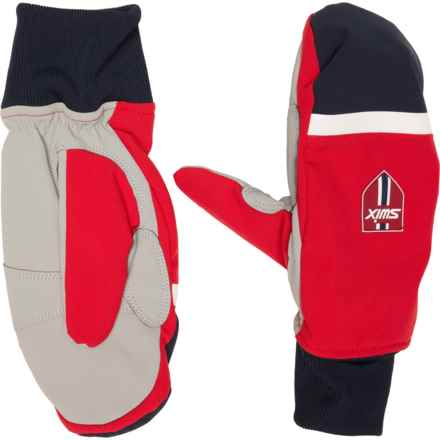 Swix Blizzard Heritage PrimaLoft® Mittens - Insulated in Red/Grey/Black