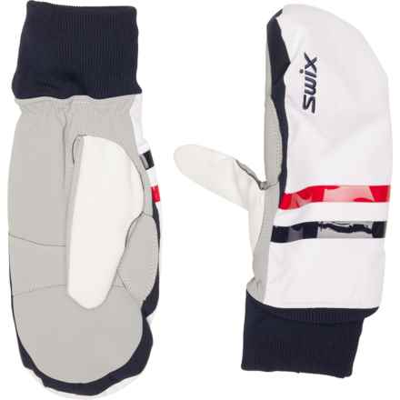 Swix Blizzard Heritage PrimaLoft® Mittens - Insulated in White/Black/Red