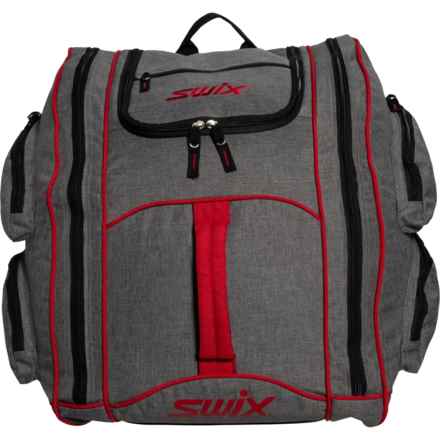 Swix Tri Pack Ski Boot Bag in Red/Heather Grey