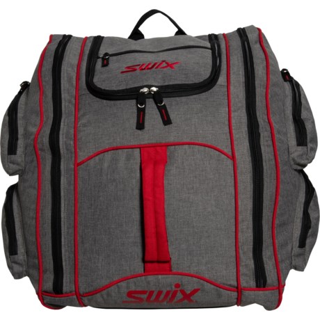 Swix Tri Pack Ski Boot Bag in Red/Heather Grey