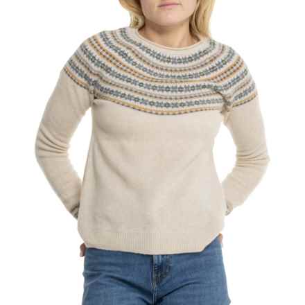 Tabitha Webb Ditzy Yoke Sweater - Lambswool in Cream