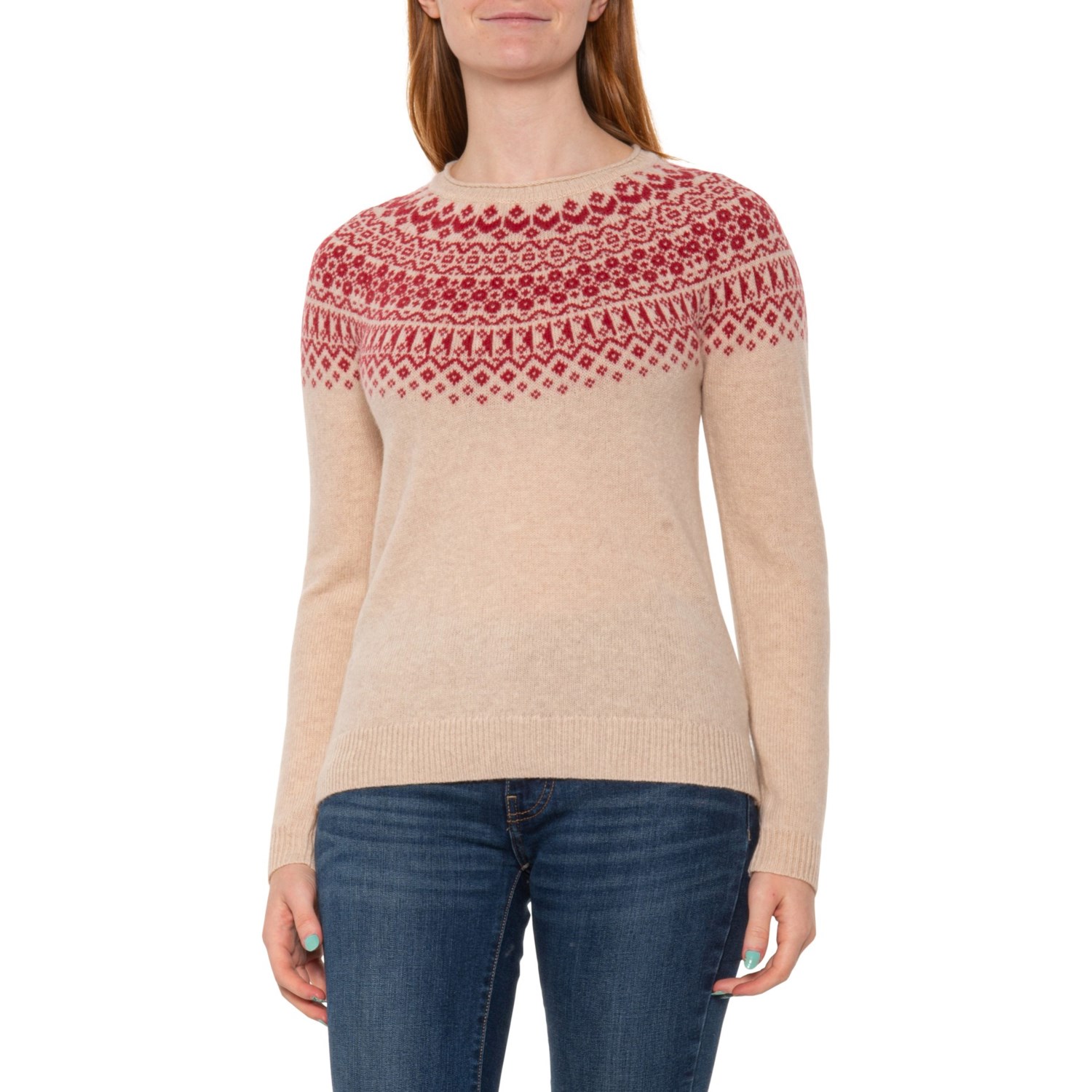 Tabitha Webb Fair Isle Sweater - Lambswool - Save 42%