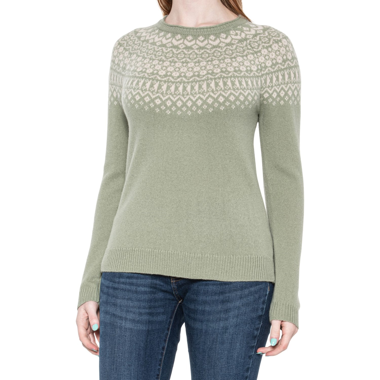 Tabitha Webb Fair Isle Sweater - Lambswool - Save 42%