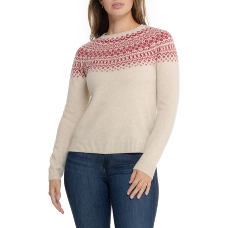 Tabitha Webb Fair Isle Sweater - Lambswool in Shearling