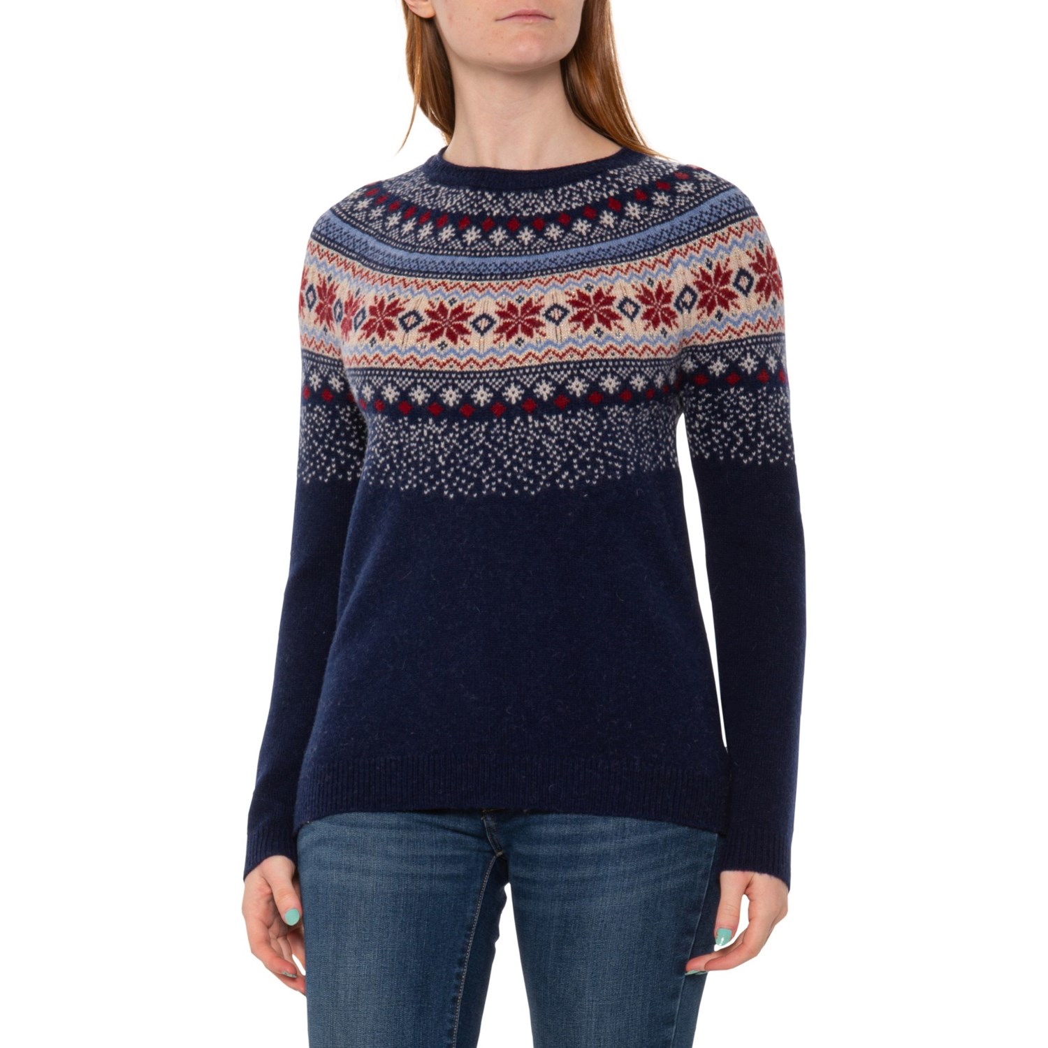 Tabitha Webb Fair Isle Sweater - Wool - Save 42%