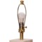 3JPJY_5 Table Lamp Alabaster Square Lamp with Nightlight Base - 27”