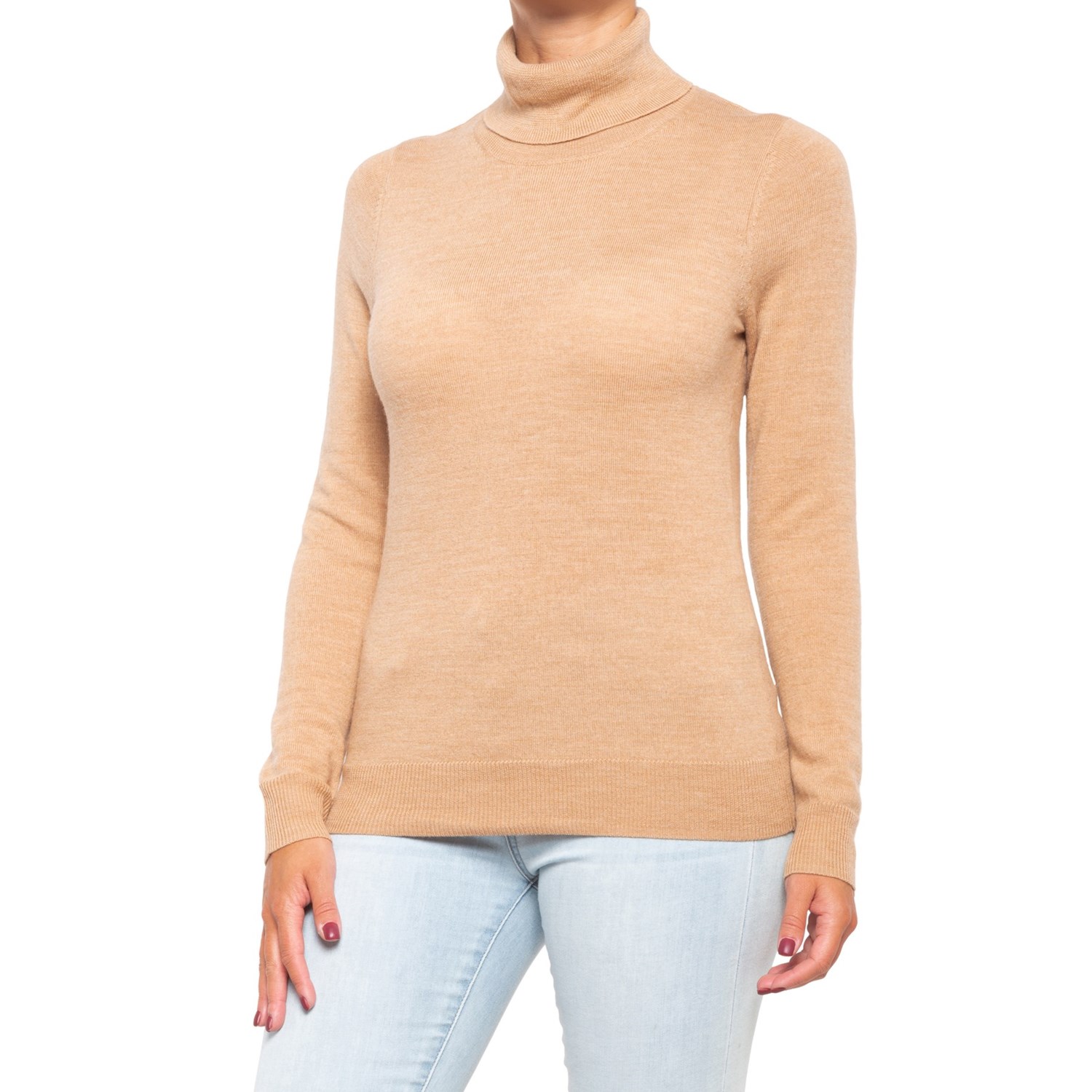 merino wool turtleneck sweater women's