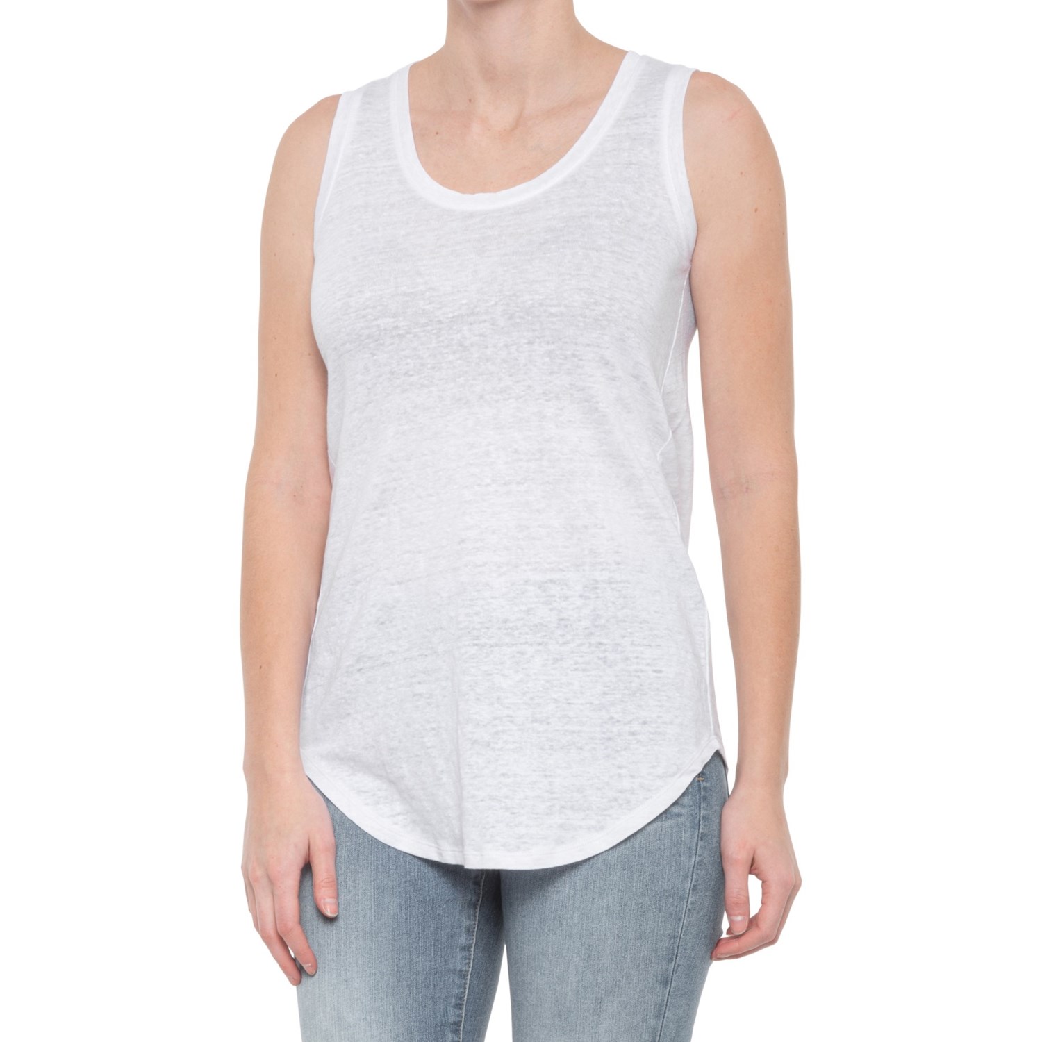 Tahari Curved Hem Tank Top (For Women) - Save 65%