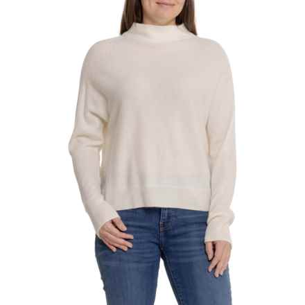 Tahari Funnel Neck Sweater - Cashmere in Sweet Vanilla