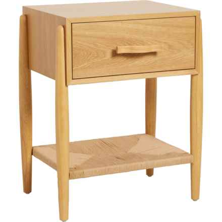 Tahari Hendrix 1-Drawer Nightstand - 19x14x24” in Natural