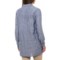 562XU_2 Tahari Indigo Roll-Tab Tunic Shirt - Linen, Long Sleeve (For Women)