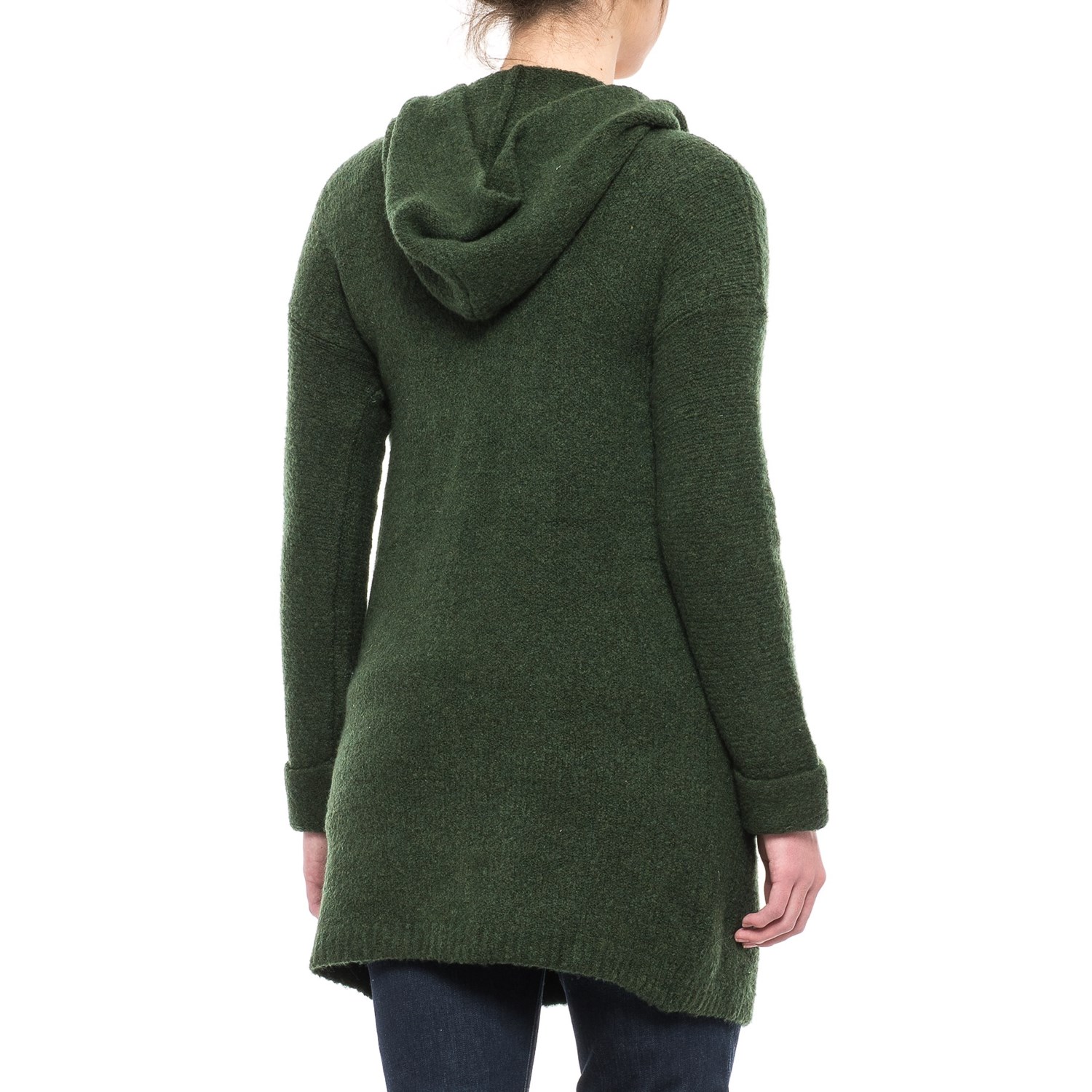 tahari hooded cardigan