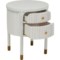 5CHMD_3 Tahari Round 2-Drawer Side Table - 20x20x24”