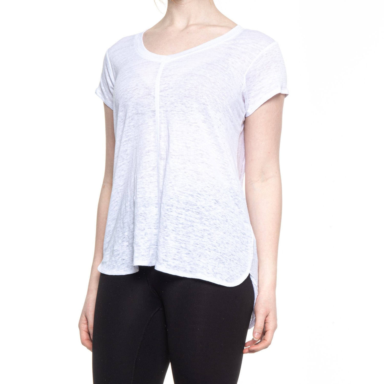 Tahari Seamed V-Neck Shirt (For Women 