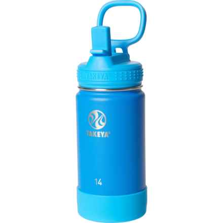 Actives Insulated Water Bottle with Straw Lid - 14 oz. in Sky
