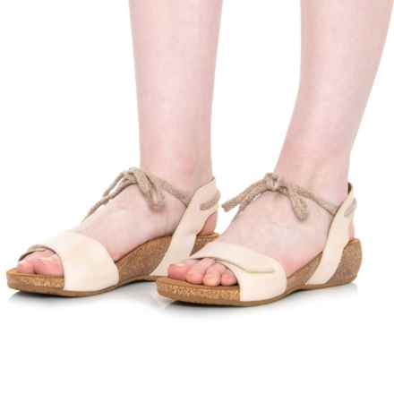 Taos Footwear Back and Forth Sandals - Leather (For Women) in Cream