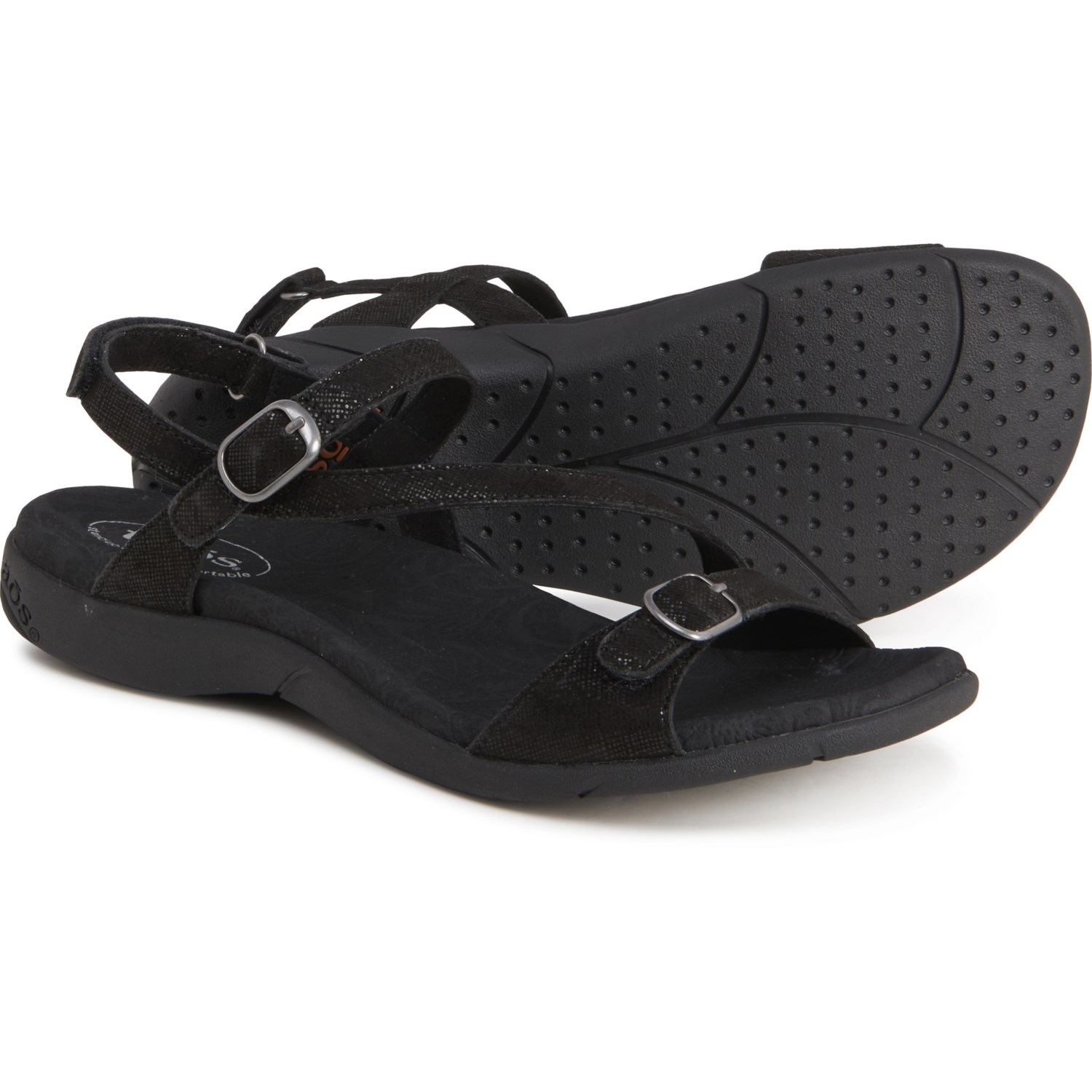 taos white sandals