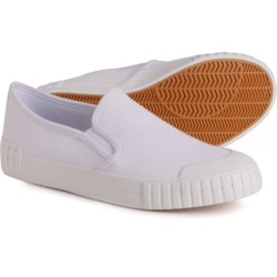 Taos Footwear Double Vision Sneakers - Cotton, Slip-Ons (For Women) in White