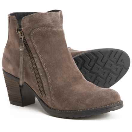Taos Footwear Made in Portugal Dillie Boots - Suede (For Women) in Dark Taupe
