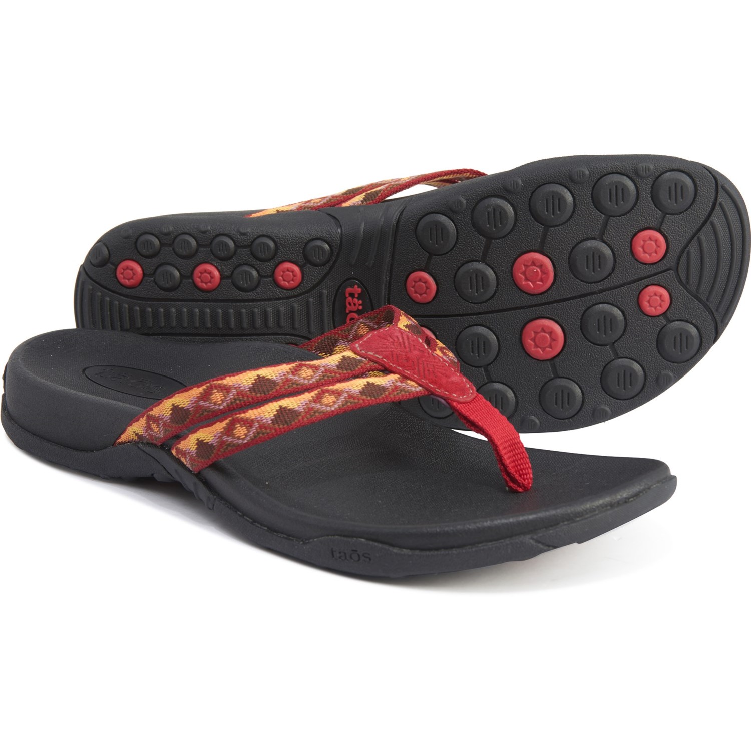 taos flip flops