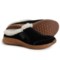 TAOS Future Shearling Clogs - Suede (For Women) in Black Suede