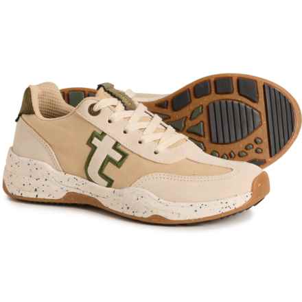 TAOS Titan Sneakers - Leather (For Women) in Sand/Olive Multi