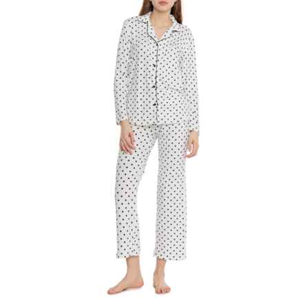 Tart Collections Taryn Dots On Gardenia Pajamas - Long Sleeve in Dots