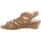 142MD_5 Taryn Rose Shel Wedge Sandals - Suede (For Women)